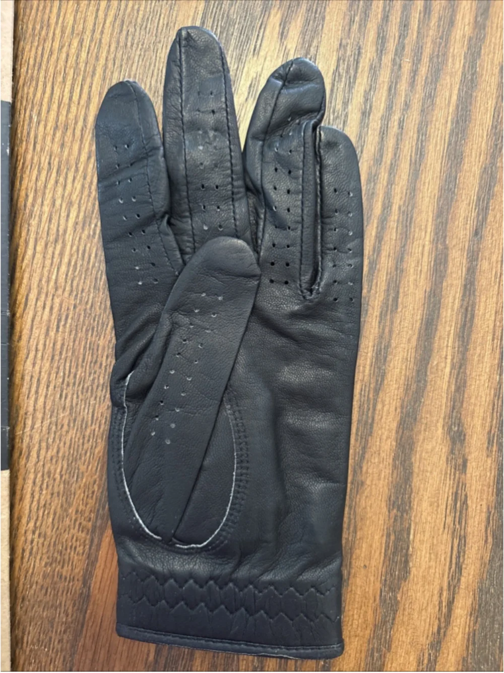 nike swoosh golf glove women’s left small NIB. black leather